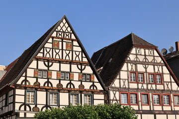Blick in die Altstadt von Unna im Ruhrgebiet	