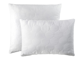 Obraz premium sleep pillows with cotton cover, isolate on a white background