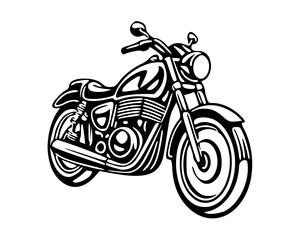 Obraz premium motorcycle on white background