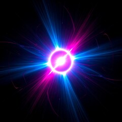 Obraz premium Abstract burst of vibrant colors