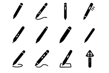 Obraz premium Smart vector icon drawing gadget device pen reality precision augmented digital