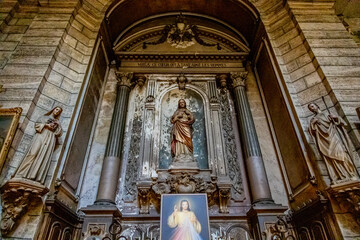 Obraz premium La Collégiale Saint-Jean de Pézenas cité de Molière en France