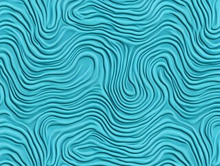 Abstract Teal Swirling Wave Pattern Texture Background
