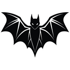 bat silhouette vector art design