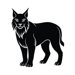 lynx, cat, feline, wild, predator, forest, stealth, mammal, hunting, carnivore, tufted, ears, short-tail, animal, wildlife,