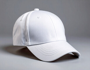 White Baseball cap mockup