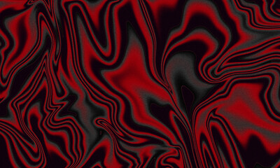 Abstract Red Black Marble Swirls With Glittery Texture Pattern