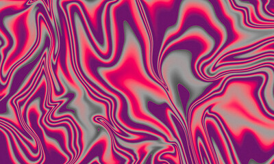 Vibrant Psychedelic Swirls of Pink Purple and Gray Abstract Texture Background