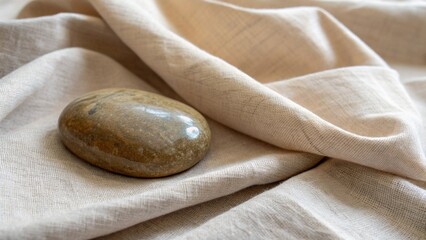 zen stones on the sand