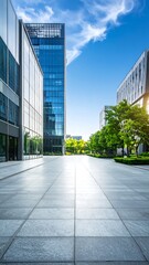 Fototapeta premium Modern city plaza