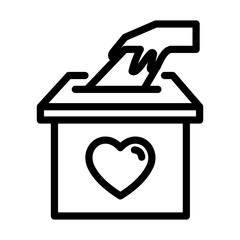 Fundraiser Donate concept illustration for people and community