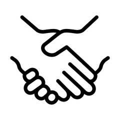 Handshake concept illustration for people and community