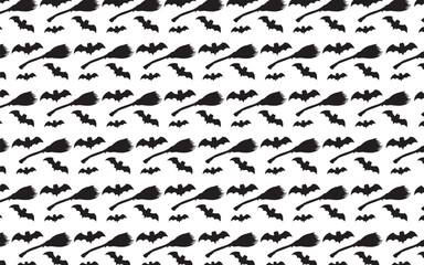 Halloween seamless pattern design 
