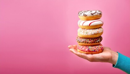 Hands Holding Tasty Donuts – Delicious Treats