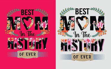vector illustration of an abstract background, mom t-shirt design