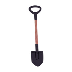 Essential digging and gardening equipment with a sturdy D-grip handle