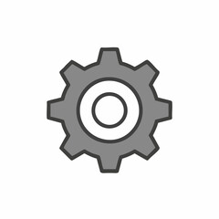 Gear Icon Vector Illustration
