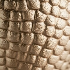 Closeup Golden Scaled Texture Background Image