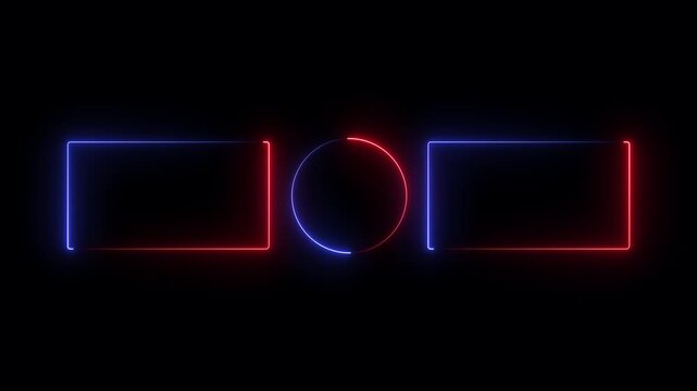 "Neon Glowing Subscribe Button & Outro Animation. YouTube Gaming & Video Channel End Screen. 4K Motion Graphic.