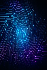 Holographic Circuitry Swirls