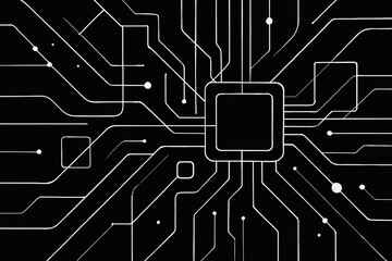 Minimal Monochrome Digital Geometry