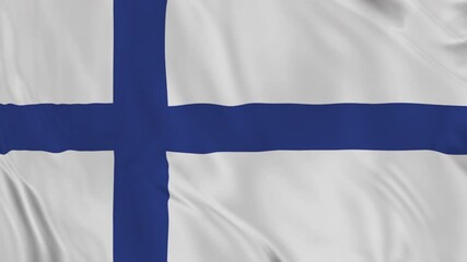 flag of Finland waving animation video. flag of finland waving. flag of sweden. flag of finland