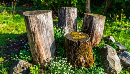 Fototapeta premium Nature's garden decor