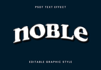 Silver Embossed Elegant Font Elegant Classic Text Effect