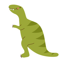 Cartoon tyrannosaur dinosaur character, cute trex. Tyrannosaurus