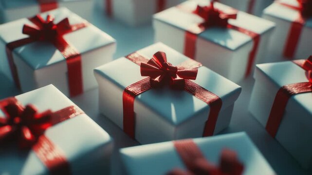 Colorful Christmas Gift Boxes