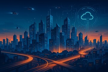 Futuristic Smart City Infrastructure