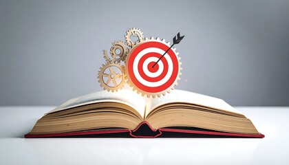 Target with Gears, Book, and Achievement.