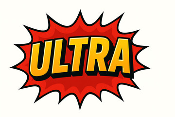 Fototapeta premium Ultra Comic Book Style Explosion.