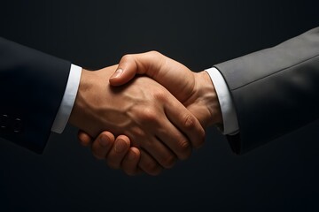 businessmen shaking hands