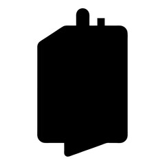 Obraz premium A silhouette of an abstract object, likely a machine component or device