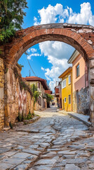 Old narrow street