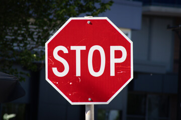 Obraz premium stop sign