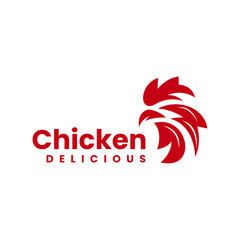 Minimalist Chiccken Logo Design For Branding