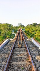 Fototapeta premium railway in the countryside