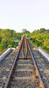 railway in the countryside