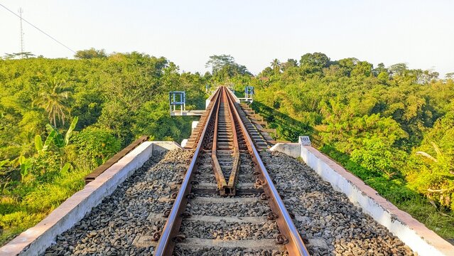 railway in the countryside