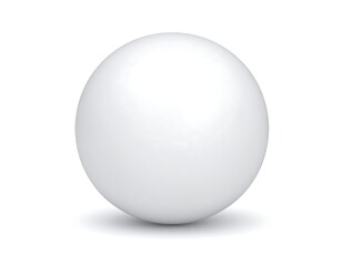 Obraz premium Perfect white sphere