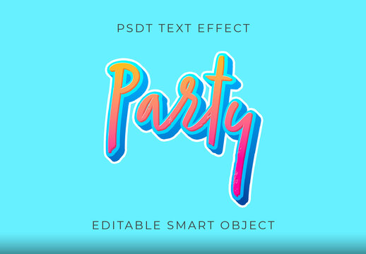 Pink And Yellow Summer Font Script Gradient Tropical Text Effect