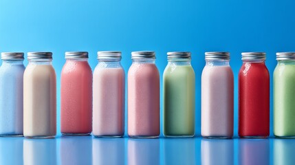 Bottles lifestyle design composition inspiration colorful modern stylish decorative creative artistic practical