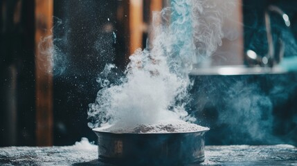 Boiling pot lifestyle design composition inspiration natural rustic stylish decorative practical simple kitchen