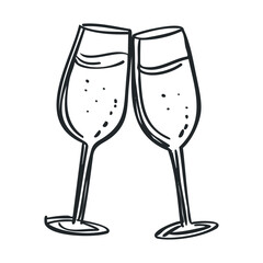 Celebrate special moments with cheers and sparkling drinks