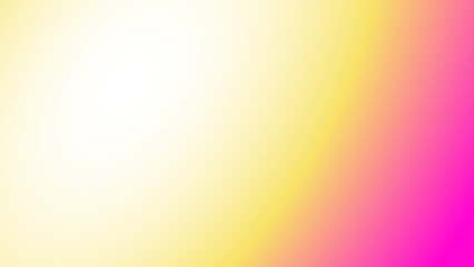 Abstract yellow and pink gradient frame with transparent background