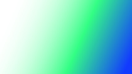 Abstract green and blue gradient frame with transparent background
