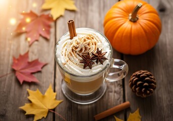 Autumn Pumpkin Spice Latte.