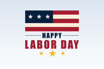 Happy Labor Day Celebration Poster Design